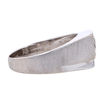 9/10 ctw 14K White Gold Diamond Fashion Ring