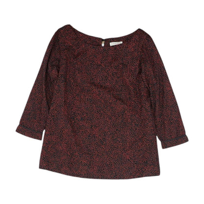Black Polka Dot 3/4 Sleeve Blouse