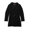 Black Floral Coat