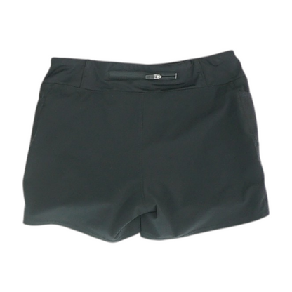 Black Solid Active Shorts