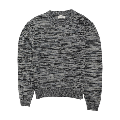 Blue Abstract Pullover Sweater