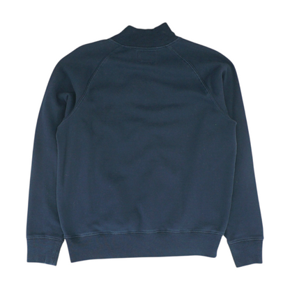 Navy New England Patriots Solid 1/4 Zip Pullover