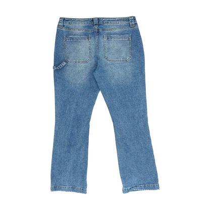 Blue Bootcut Jeans