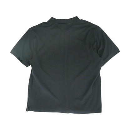 Black Solid 1/4 Zip Pullover