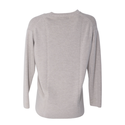 Beige Cardigan Sweater