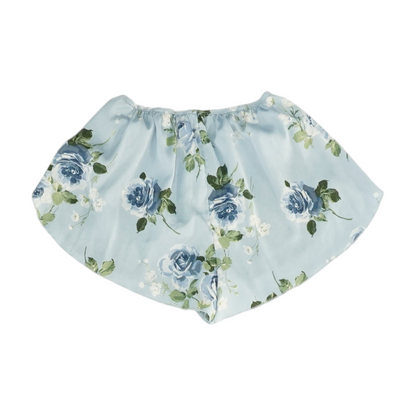 Blue Floral Pajama Set