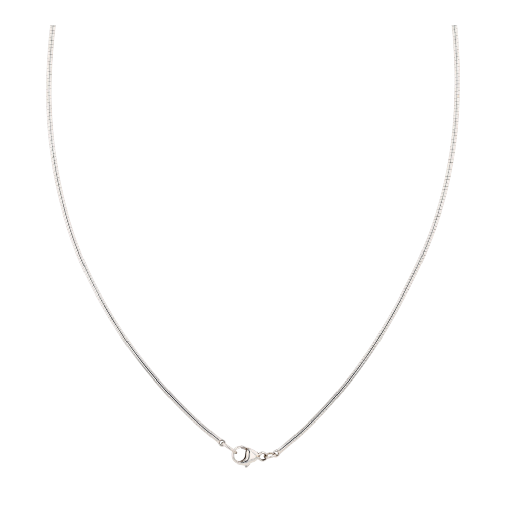 18K White Gold Cultured Pearl Choker Necklace