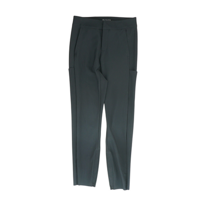 Black Solid 5-Pocket Capris