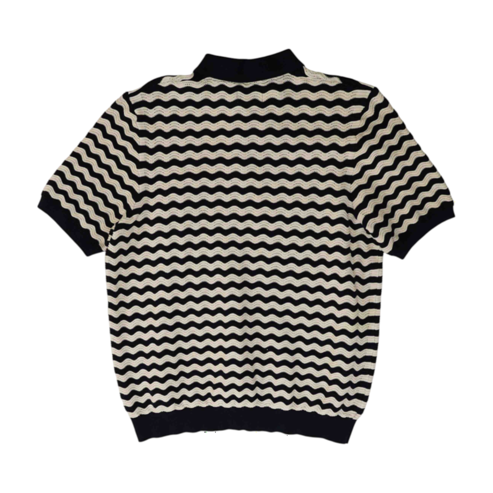 Navy Striped Pullover Sweater