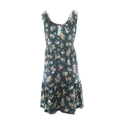 Navy Floral Mini Dress