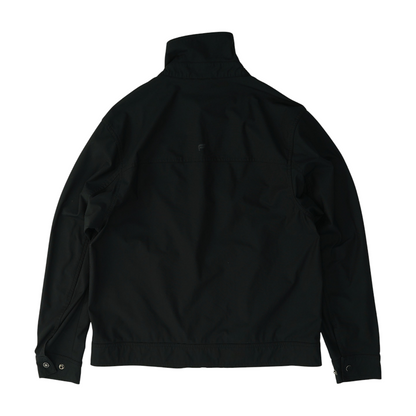 Black Solid Active Jacket