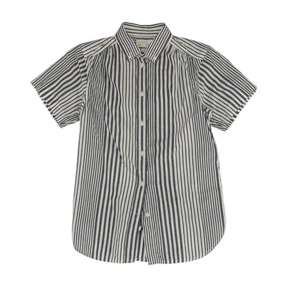 Gray Striped Button Down
