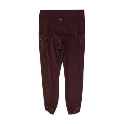 Maroon Active Leggings