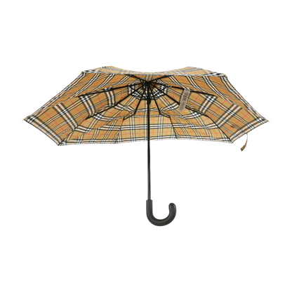 Archive Beige Trafalgar Check Umbrella