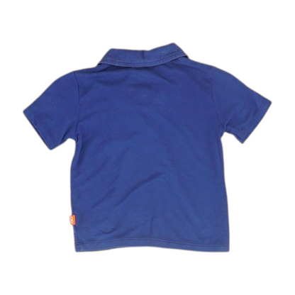 Blue Short Sleeve Polo