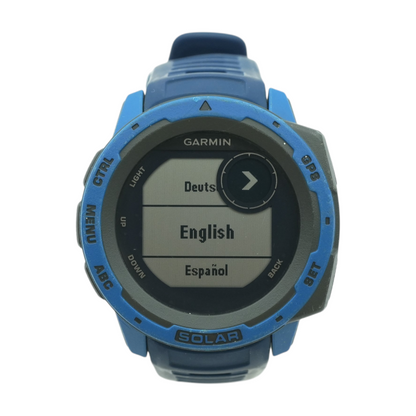 45mm Instinct Solar Blue Smartwatch Blue Band M/L
