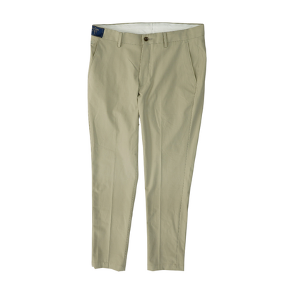 Beige Tapered Pants