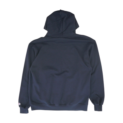 Navy Michigan Wolverines Solid Hoodie Pullover