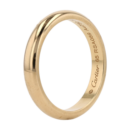18K Yellow Gold Band