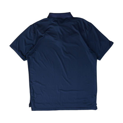 Navy Solid Short Sleeve Polo