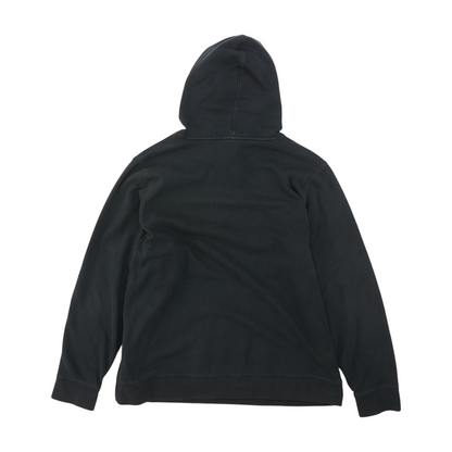 Black Solid Hoodie Pullover