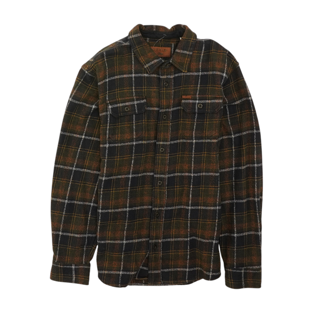 Multi Plaid Flannel Button Down
