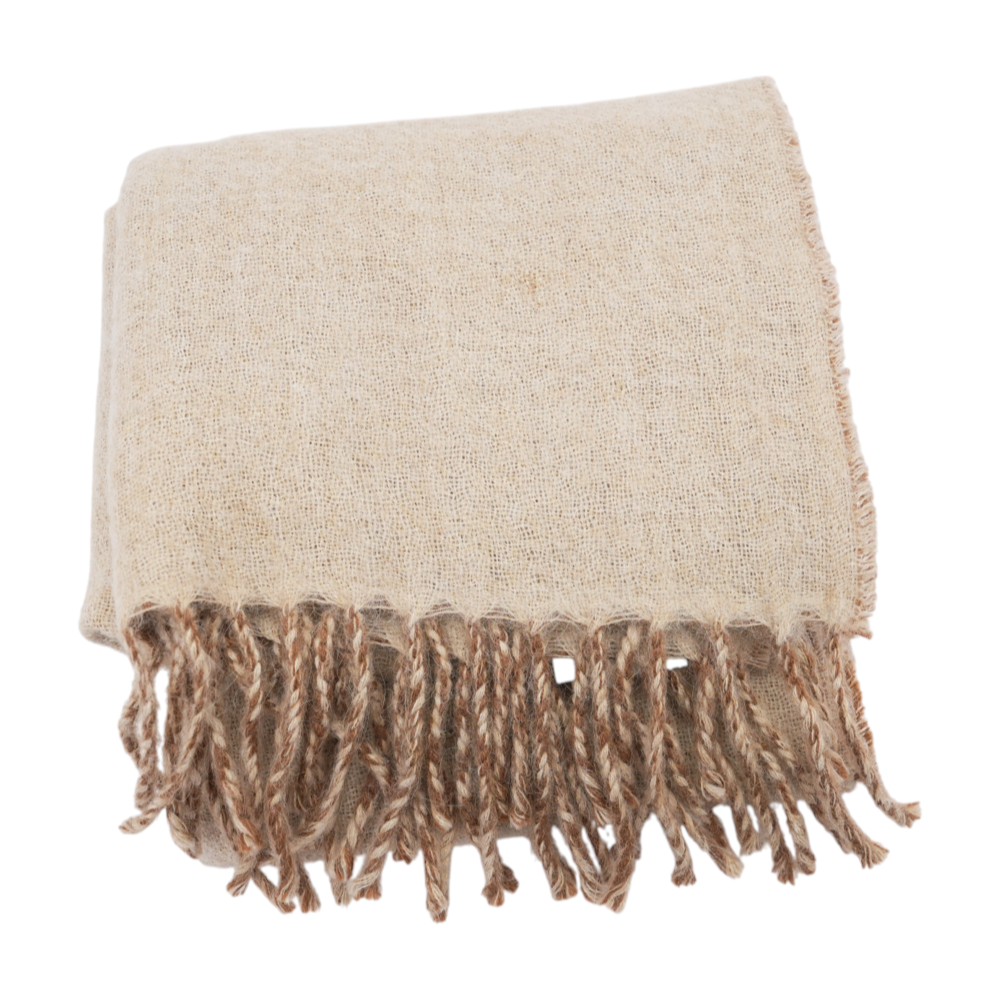 Tan Wool Scarf