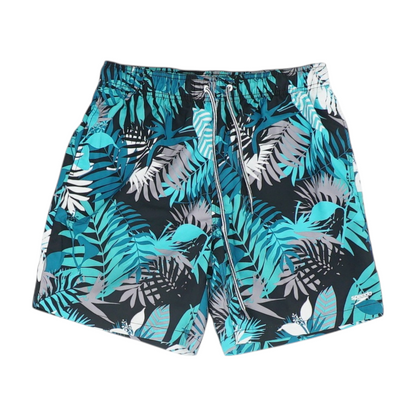 Teal Tropical Swim Bottom