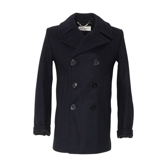 Navy 2014 Wool Double-Breasted Peacoat