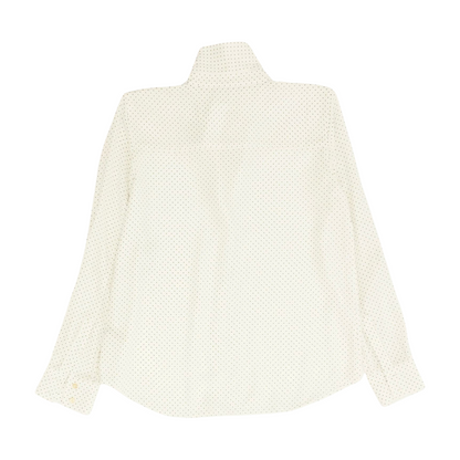 White Polka Dot Button Down