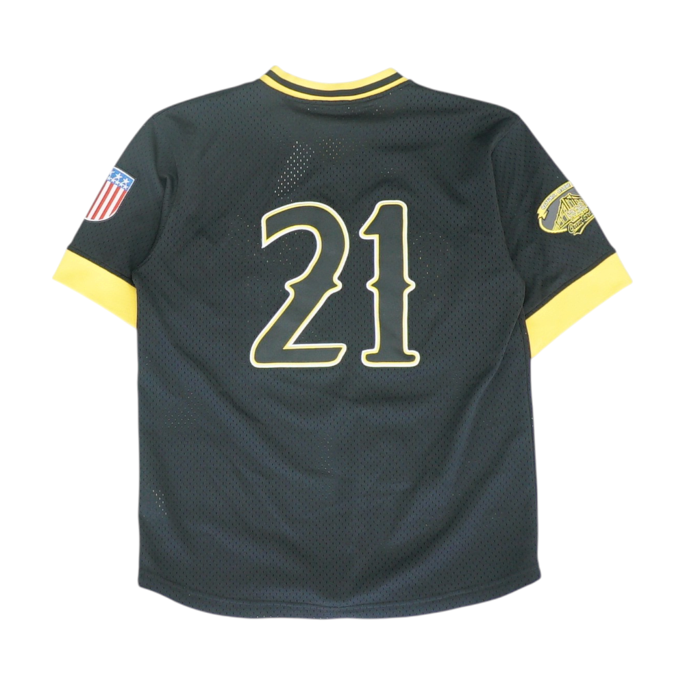 Men's Black Pittsburgh Crawfords Short Sleeve Jersey