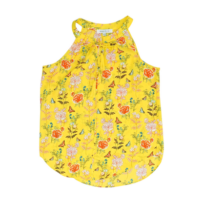 Yellow Floral Blouse
