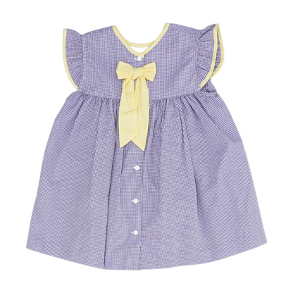 Purple Check Blouse