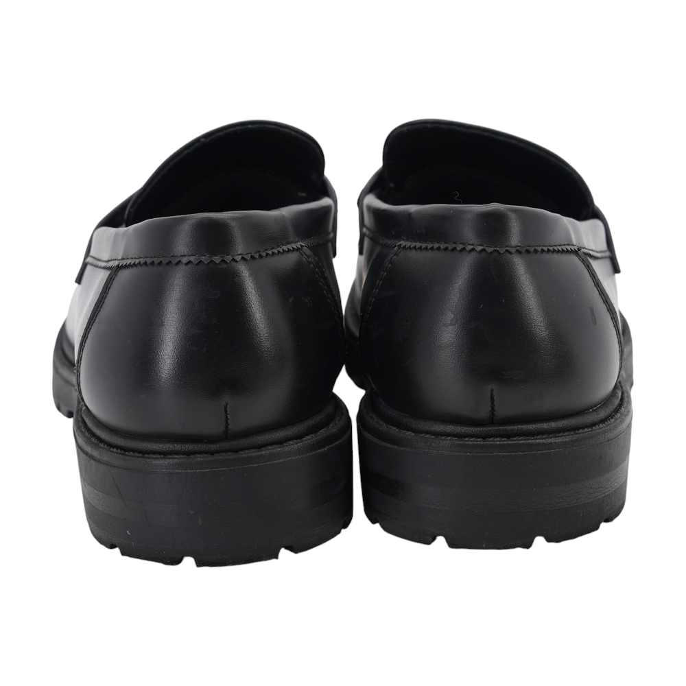 Black Slip-On Casual Shoes
