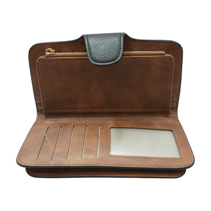 Black Continental Wallet