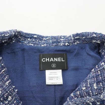 Blue Tweed & Chain Blazer
