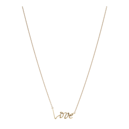 18K Yellow Gold Pendant Necklace