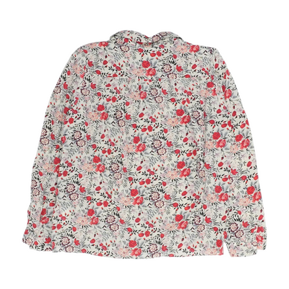 Cream Floral Button Down