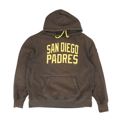 Brown Solid Hoodie Pullover