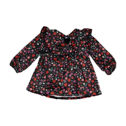 Black Floral Dress Set