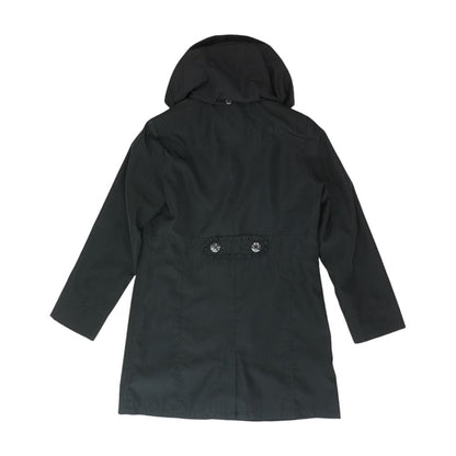 Black Solid Lightweight Coat