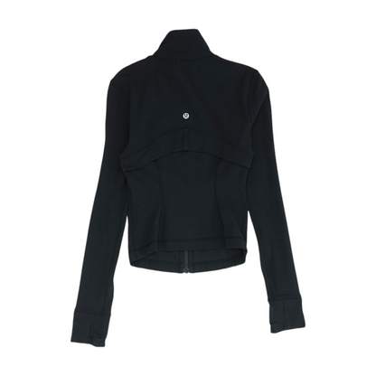 Black Solid Active Jacket