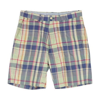 Multi Plaid Chino Shorts