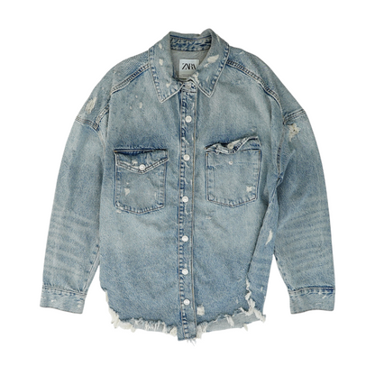 Blue Solid Blazer