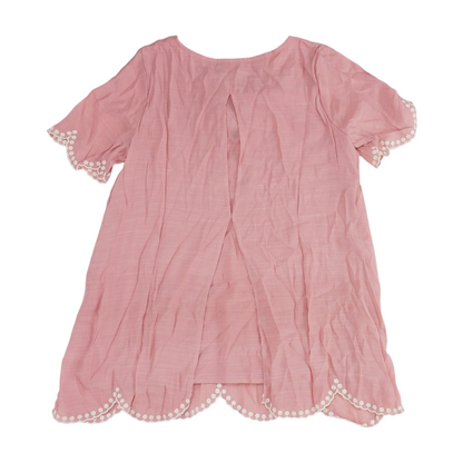 Pink Geometric Blouse
