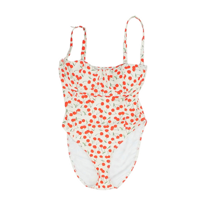 Beige Print One-Piece
