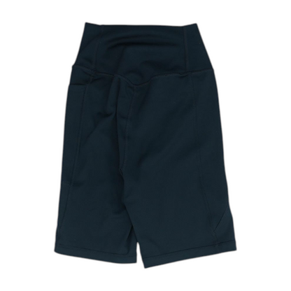 Black Solid Active Shorts