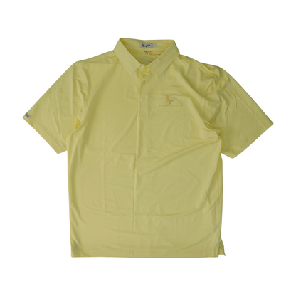 Yellow Solid Short Sleeve Polo