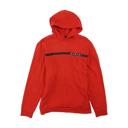 Red Solid Hoodie Pullover