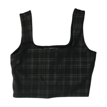 Black Plaid Active T-Shirt